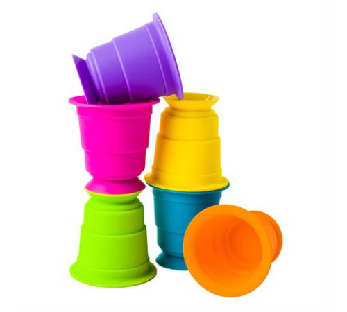 Тактильна іграшка Fat Brain Toys Suction Kupz М'які чашки 6 штук (FA183-1) Тактильна іграшка Fat Brain Toys Suction Kupz М'які чашки 6 штук (FA183-1)