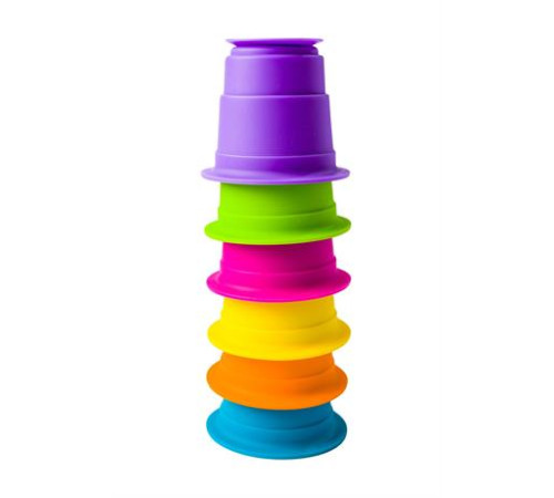 Тактильна іграшка Fat Brain Toys Suction Kupz М'які чашки 6 штук (FA183-1) Тактильна іграшка Fat Brain Toys Suction Kupz М'які чашки 6 штук (FA183-1)