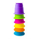 Тактильна іграшка Fat Brain Toys Suction Kupz М'які чашки 6 штук (FA183-1)