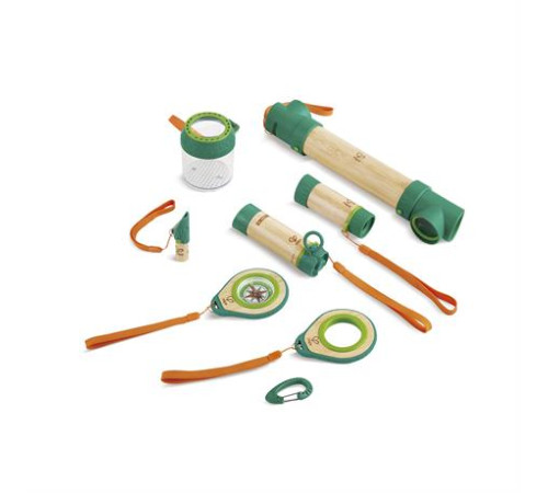 Набір натураліста Hape Nature Fun Дослідження та пригоди 8 в 1 (E5581) Набір натураліста Hape Nature Fun Дослідження та пригоди 8 в 1 (E5581)