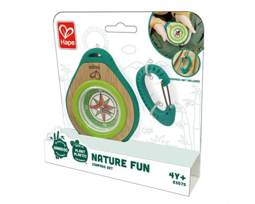 Набір натураліста Hape Nature Fun Компас з карабіном (E5575)