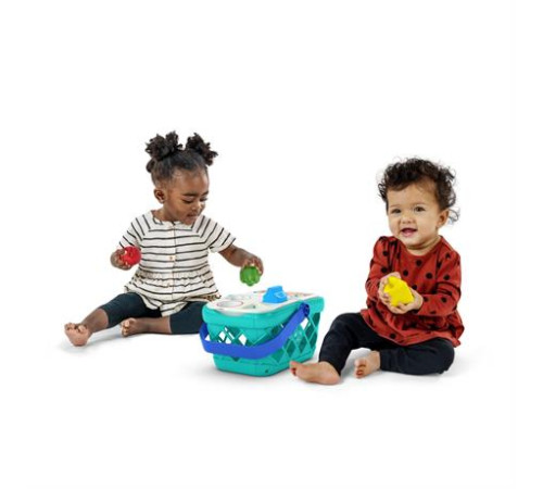 Сортер Baby Einstein Кошик із покупками зі звуками (800913) Сортер Baby Einstein Кошик із покупками зі звуками (800913)