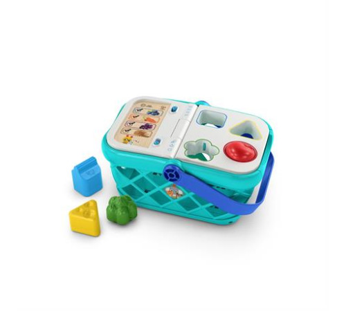 Сортер Baby Einstein Кошик із покупками зі звуками (800913) Сортер Baby Einstein Кошик із покупками зі звуками (800913)
