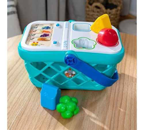 Сортер Baby Einstein Кошик із покупками зі звуками (800913) Сортер Baby Einstein Кошик із покупками зі звуками (800913)