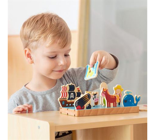Дерев'яний ігровий набір Viga Toys Простір і відстань (50183) Дерев'яний ігровий набір Viga Toys Простір і відстань (50183)