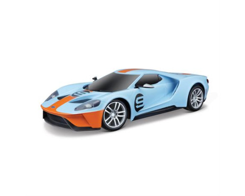 Автомодель Maisto Ford GT синій із помаранчевим зі світлом і звуком 1:24 (81238 blue/orange)