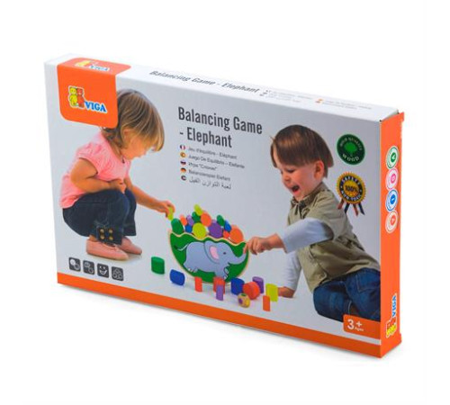 Дерев'яна гра-балансир Viga Toys Слоник (50390) Дерев'яна гра-балансир Viga Toys Слоник (50390)