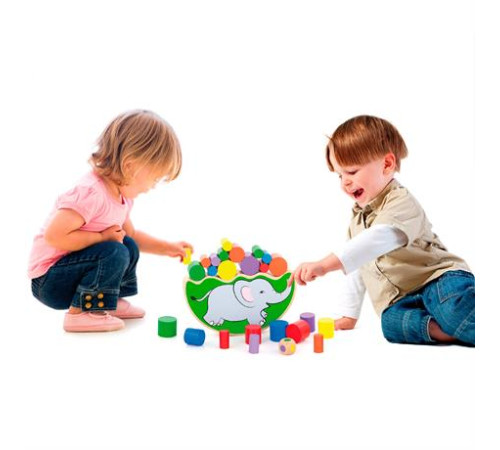 Дерев'яна гра-балансир Viga Toys Слоник (50390) Дерев'яна гра-балансир Viga Toys Слоник (50390)