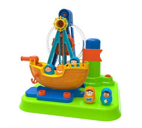 Набір для складання Edu-Toys Піратський корабель з інструментами 52 деталі (JS026) Набір для складання Edu-Toys Піратський корабель з інструментами 52 деталі (JS026)