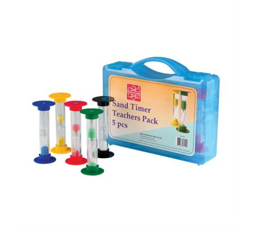 Набір пісочних годинників Edu-Toys для вчителя 5 шт. (GM194) Набір пісочних годинників Edu-Toys для вчителя 5 шт. (GM194)