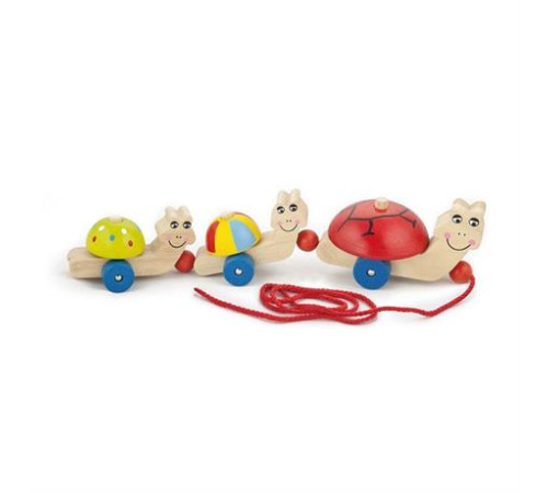 Дерев'яна каталка Viga Toys Черепашки (59949) Дерев'яна каталка Viga Toys Черепашки (59949)