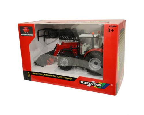 Модель Britains Трактор Massey Ferguson з фронтальним навантажувачем 1:32 (43082)