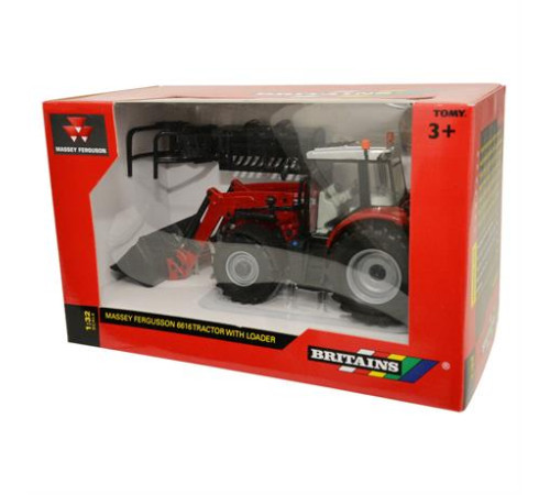 Модель Britains Трактор Massey Ferguson з фронтальним навантажувачем 1:32 (43082) Модель Britains Трактор Massey Ferguson з фронтальним навантажувачем 1:32 (43082)