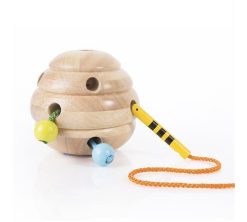 Дерев'яне шнурівка Guidecraft Manipulatives Вулик (G6802) Дерев'яне шнурівка Guidecraft Manipulatives Вулик (G6802)