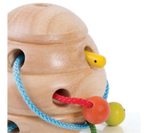 Дерев'яне шнурівка Guidecraft Manipulatives Вулик (G6802) Дерев'яне шнурівка Guidecraft Manipulatives Вулик (G6802)