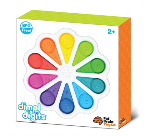 Іграшка-антистрес Fat Brain Toys dimpl digits Кольорові пелюстки (F275EN)