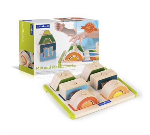 Дерев'яний сортер Guidecraft Manipulatives Чергування та поєднання (G6735) Дерев'яний сортер Guidecraft Manipulatives Чергування та поєднання (G6735)
