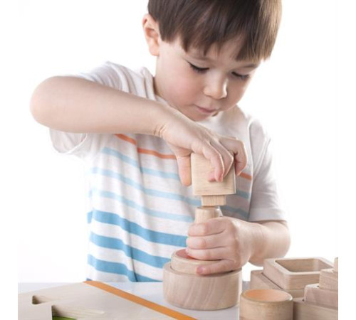 Дерев'яний сортер Guidecraft Manipulatives Фігури і розміри (G6737) Дерев'яний сортер Guidecraft Manipulatives Фігури і розміри (G6737)