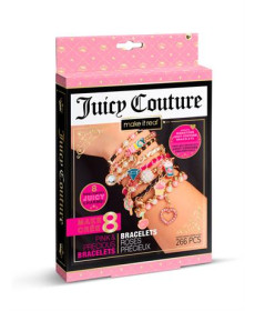 Набір для створення шарм-браслетів Make it Real Juicy Couture Рожевий зорепад 266 ел. (MR4432)