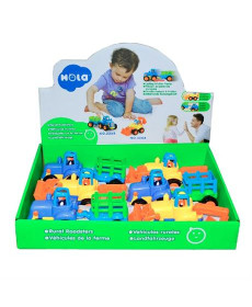 Набір машинок Hola Toys Бульдозер і трактор 6 шт. (326AB-6)