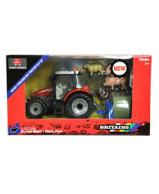 Набір Britains Модель трактора Massey Ferguson 5612 з вилами та фігурками 1:32 (43205)