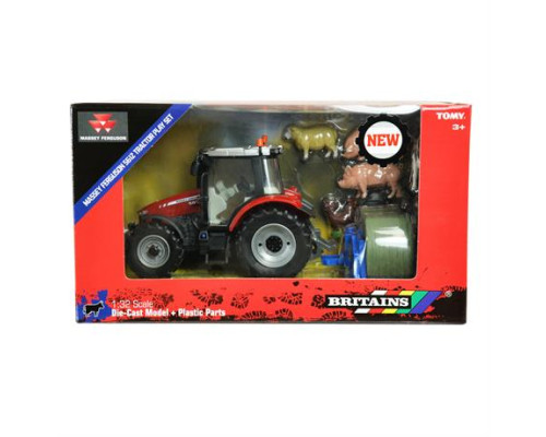 Набір Britains Модель трактора Massey Ferguson 5612 з вилами та фігурками 1:32 (43205)