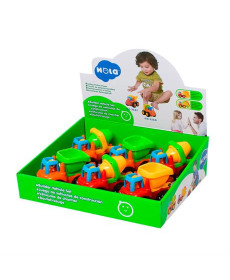 Набір машинок Hola Toys Самоскид і бетоновоз 6 шт. (326CD-6)