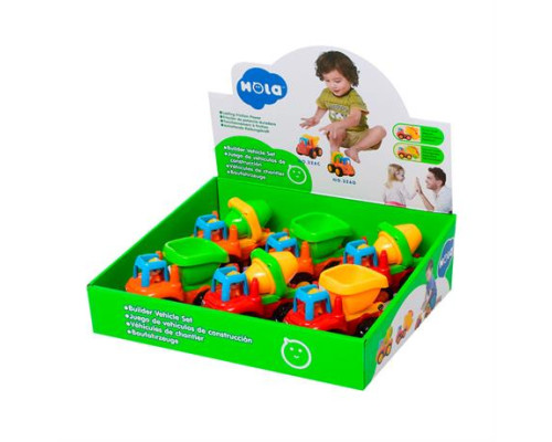 Набір машинок Hola Toys Самоскид і бетоновоз 6 шт. (326CD-6)