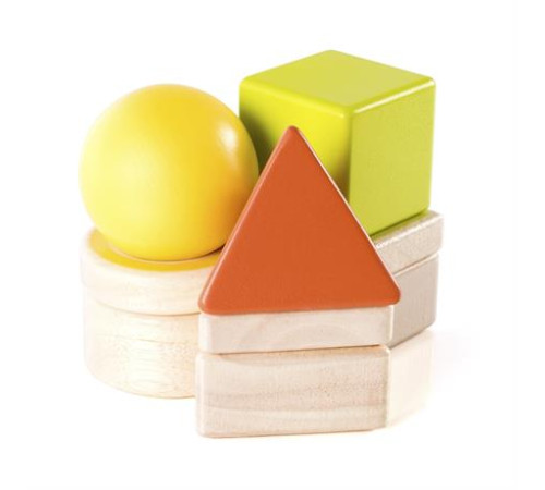 Дерев'яний сортер Guidecraft Manipulatives Фігури в просторі (G6744) Дерев'яний сортер Guidecraft Manipulatives Фігури в просторі (G6744)