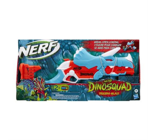 Бластер Nerf DinoSquad Тricera-Blast 12 патронів (F0803) Бластер Nerf DinoSquad Тricera-Blast 12 патронів (F0803)