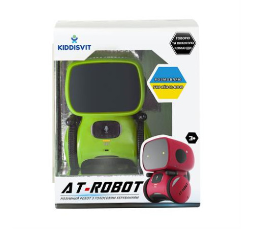 Інтерактивний робот AT-Robot із голосовим управлінням українською зелений (AT001-02-UKR) Інтерактивний робот AT-Robot із голосовим управлінням українською зелений (AT001-02-UKR)
