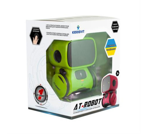 Інтерактивний робот AT-Robot із голосовим управлінням українською зелений (AT001-02-UKR) Інтерактивний робот AT-Robot із голосовим управлінням українською зелений (AT001-02-UKR)