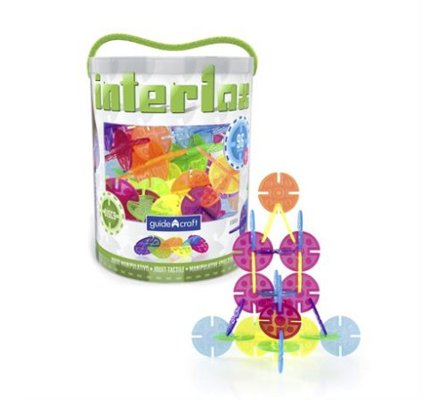 Конструктор Guidecraft Interlox Discs Диски, 96 деталей (G16834) Конструктор Guidecraft Interlox Discs Диски, 96 деталей (G16834)