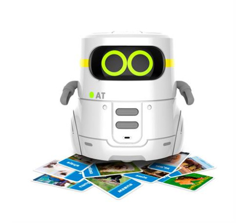 Інтерактивний робот AT-Robot із сенсорним управлінням та навчальними картками українською білий (AT002-01-UKR) Інтерактивний робот AT-Robot із сенсорним управлінням та навчальними картками українською білий (AT002-01-UKR)