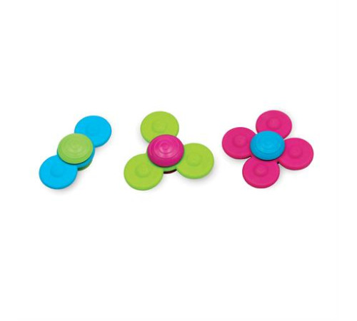 Набір прорізувачів-спінерів із присосками Fat Brain Toys Whirly Squigz 3 шт. (F210ML) Набір прорізувачів-спінерів із присосками Fat Brain Toys Whirly Squigz 3 шт. (F210ML)