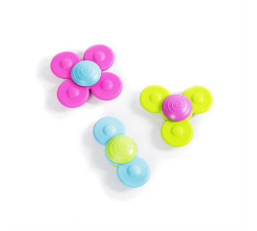 Набір прорізувачів-спінерів із присосками Fat Brain Toys Whirly Squigz 3 шт. (F210ML) Набір прорізувачів-спінерів із присосками Fat Brain Toys Whirly Squigz 3 шт. (F210ML)