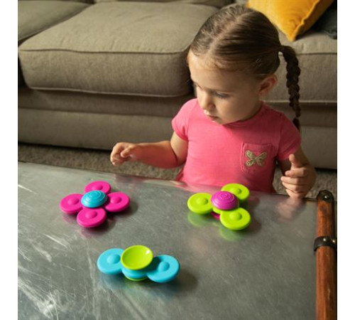 Набір прорізувачів-спінерів із присосками Fat Brain Toys Whirly Squigz 3 шт. (F210ML) Набір прорізувачів-спінерів із присосками Fat Brain Toys Whirly Squigz 3 шт. (F210ML)