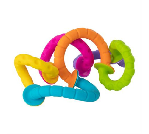 Набір прорізувачів Fat Brain Toys pipSquigz Ringlets Гнучкі колечка (F250ML)