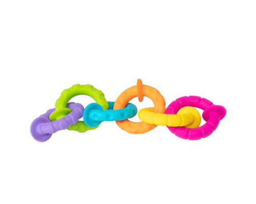 Набір прорізувачів Fat Brain Toys pipSquigz Ringlets Гнучкі колечка (F250ML)