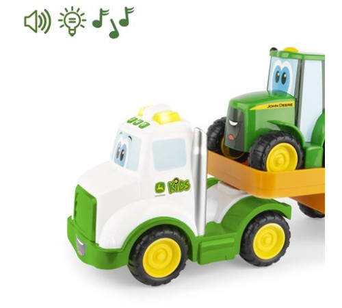 Іграшкова техніка John Deere Kids тягач і трактор зі світлом і звуком (47207)