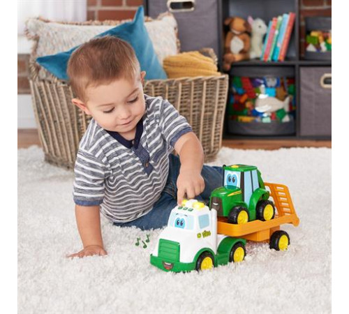 Іграшкова техніка John Deere Kids тягач і трактор зі світлом і звуком (47207)