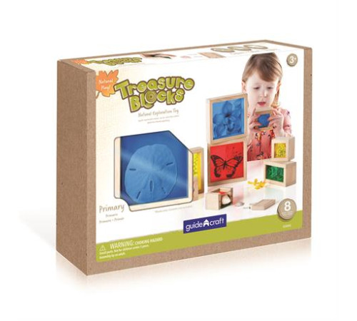 Набір Guidecraft Natural Play Скарби у кольорових ящиках (G3085) Набір Guidecraft Natural Play Скарби у кольорових ящиках (G3085)