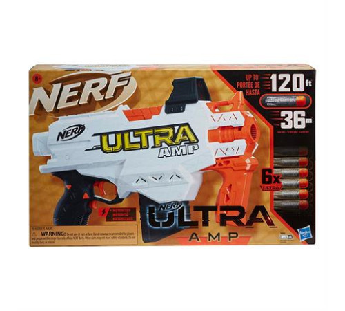 Бластер Nerf Ultra AMP 6 патронів (F0955) Бластер Nerf Ultra AMP 6 патронів (F0955)