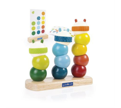 Пірамідка Guidecraft Manipulatives Гусениці (G6731) Пірамідка Guidecraft Manipulatives Гусениці (G6731)