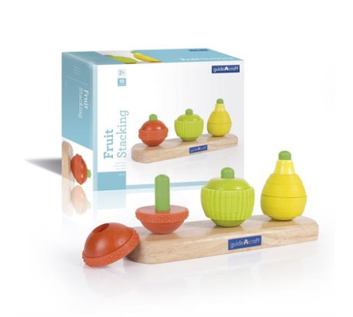 Пірамідка Guidecraft Manipulatives Фрукти (G6732) Пірамідка Guidecraft Manipulatives Фрукти (G6732)