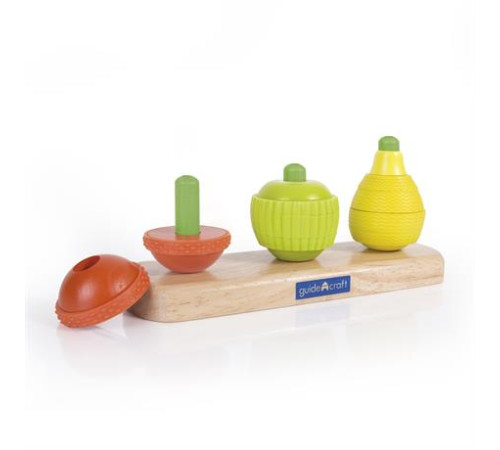 Пірамідка Guidecraft Manipulatives Фрукти (G6732) Пірамідка Guidecraft Manipulatives Фрукти (G6732)