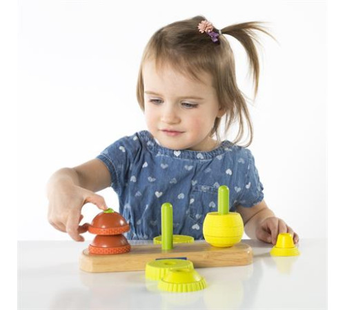Пірамідка Guidecraft Manipulatives Фрукти (G6732) Пірамідка Guidecraft Manipulatives Фрукти (G6732)