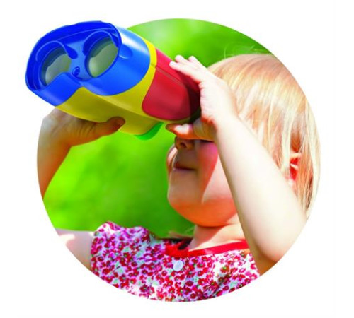 Дитячий бінокль Edu-Toys зі збільшенням у 3 рази (JS006) Дитячий бінокль Edu-Toys зі збільшенням у 3 рази (JS006)