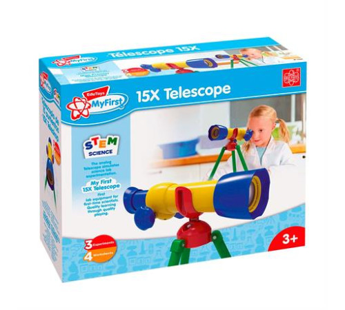 Дитячий телескоп Edu-Toys зі збільшенням у 15 разів (JS005) Дитячий телескоп Edu-Toys зі збільшенням у 15 разів (JS005)