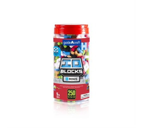 Конструктор Guidecraft IO Blocks Minis з доповненою 3d реальністю, 250 деталей (G9611) Конструктор Guidecraft IO Blocks Minis з доповненою 3d реальністю, 250 деталей (G9611)